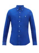 Matchesfashion.com Polo Ralph Lauren - Slim-fit Cotton-oxford Shirt - Mens - Blue