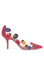 Matchesfashion.com Malone Souliers By Roy Luwolt - X Ungaro Christie Pink Pumps - Womens - Pink Multi