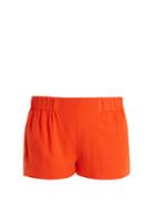 Casa Nata Elasticated-waist Cotton-gauze Shorts