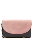 Diane Von Furstenberg Saddle Bi-colour Leather And Calf-hair Clutch