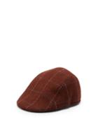 Matchesfashion.com Paul Smith - Checked Wool Flat Cap - Mens - Dark Red