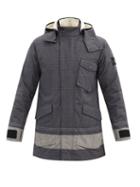 Matchesfashion.com Stone Island - Chin-logo Reflective-ripstop Hooded Jacket - Mens - Black