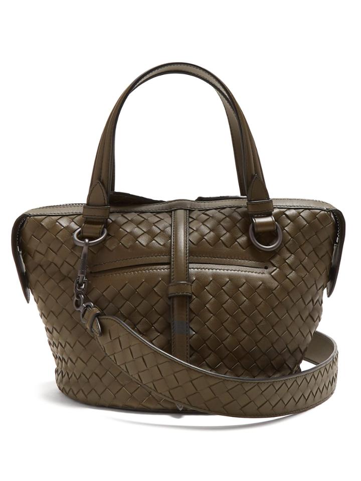 Bottega Veneta Tambura Small Intrecciato Leather Bag