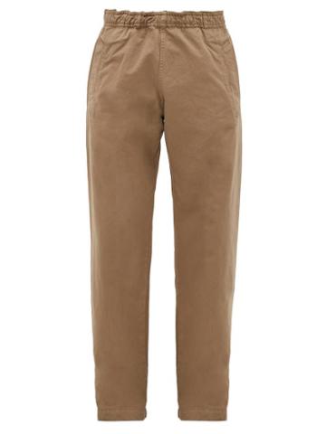 Matchesfashion.com Mhl By Margaret Howell - Mhl Elasticated Waist Cotton Trousers - Mens - Khaki