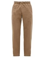 Matchesfashion.com Mhl By Margaret Howell - Mhl Elasticated Waist Cotton Trousers - Mens - Khaki