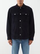 A.p.c. - Alex Cotton-corduroy Overshirt - Mens - Navy