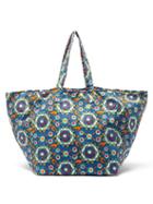 Matchesfashion.com La Doublej - Kaleidoscope Reversible Canvas Tote Bag - Womens - Blue Multi