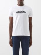 A.p.c. - Koraku Logo-print Jersey T-shirt - Mens - White