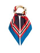 Gucci Varsity-print Silk Scarf