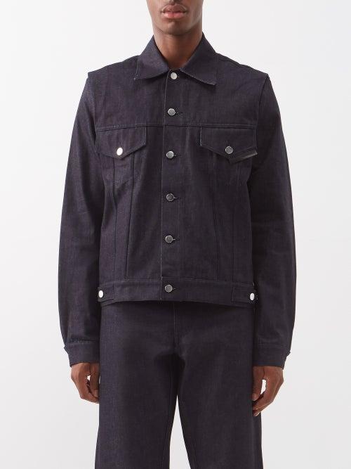 Bianca Saunders - Lexxus 22 Denim Jacket - Mens - Dark Navy