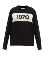 Bella Freud - 1970-intarsia Wool Sweater - Womens - Black
