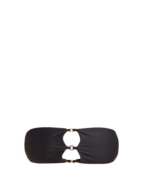 Matchesfashion.com Jade Swim - Ace Bandeau Bikini Top - Womens - Black