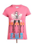 Matchesfashion.com Noki - Customised Street Couture T Shirt - Womens - Pink Multi