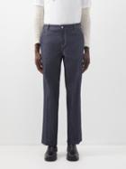 Our Legacy - Cotton And Hemp Chino Trousers - Mens - Indigo