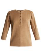 M.i.h Jeans Anita Velvet Henley Top