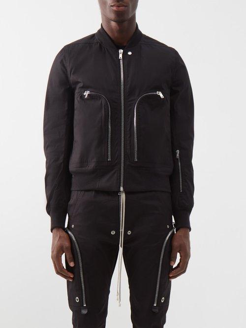 Rick Owens - Bauhaus Cotton-blend Bomber Jacket - Mens - Black