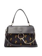 Chloé Faye Little Horses Embroidered Leather Bag