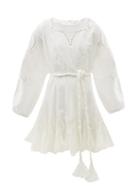 Matchesfashion.com Rhode - Ella Broderie-anglaise Cotton Dress - Womens - White
