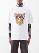 Ahluwalia - Link Printed Organic Cotton-jersey T-shirt - Mens - White