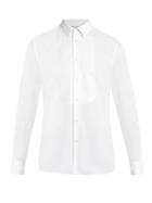 Saint Laurent Single-cuff Piqu-bib Dinner Shirt