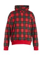Fear Of God Checked Cotton Hooded Sweatshirt