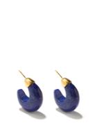 Sophie Buhai - Donut Lapis Lazuli Hoop Earrings - Womens - Blue Multi