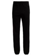 Matchesfashion.com Givenchy - Logo Embroidered Cashmere Track Pants - Womens - Black