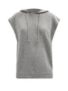 Ladies Rtw The Frankie Shop - Juno Sleeveless Hooded Wool-blend Sweater - Womens - Grey