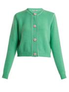 Miu Miu Crystal-embellished Cashmere Cardigan