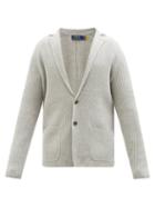 Polo Ralph Lauren - Single-breasted Ribbed-wool Cardigan - Mens - Grey