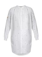 Jupe By Jackie Kahano Embroidered Cotton Dress