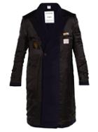 Matchesfashion.com Vetements - Oversized Inside Out Wool Blend Coat - Mens - Black
