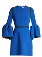 Roksanda Hadari Bell-sleeved Crepe Dress