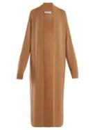 Matchesfashion.com Gabriela Hearst - Llorona Longline Cashmere Cardigan - Womens - Camel