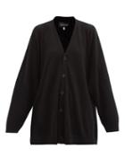 Matchesfashion.com Eskandar - Oversized Cashmere Cardigan - Womens - Black