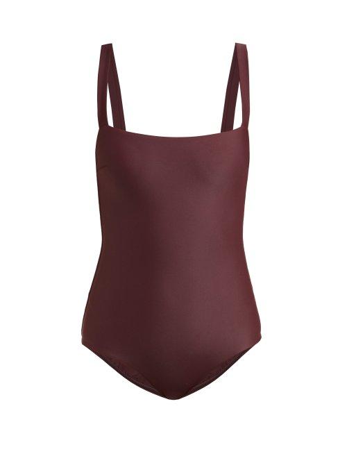 Matchesfashion.com Matteau - The Square Swimsuit - Womens - Burgundy