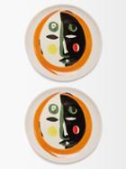 Serax - X Ottolenghi Set Of Two Feast Medium Plates - Ivory Multi
