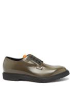 Matchesfashion.com Paul Smith - Mac Patent-leather Derby Shoes - Mens - Khaki