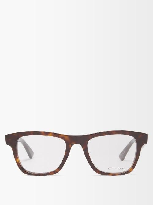 Bottega Eyewear - D-frame Tortoiseshell-acetate Glasses - Womens - Brown