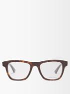 Bottega Eyewear - D-frame Tortoiseshell-acetate Glasses - Womens - Brown