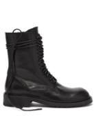 Matchesfashion.com Ann Demeulemeester - Lace-up Leather Boots - Womens - Black