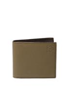 Matchesfashion.com Loewe - Grained Leather Bifold Wallet - Mens - Khaki