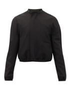 Matchesfashion.com Haider Ackermann - Panelled Wool-crepe Short Jacket - Mens - Black