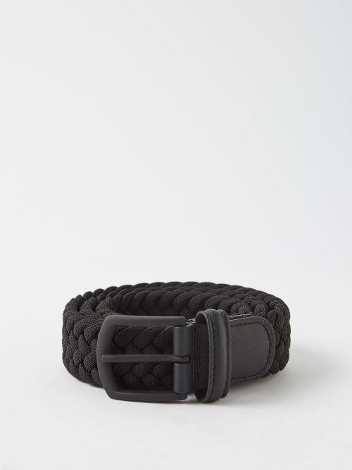 Anderson's - Woven Elasticated Belt - Mens - Black
