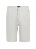 Matchesfashion.com Polo Ralph Lauren - Logo Embroidered Twill Pyjama Shorts - Mens - Grey