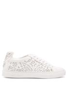 Matchesfashion.com Sophia Webster - Liara Butterfly Wing Leather Trainers - Womens - White