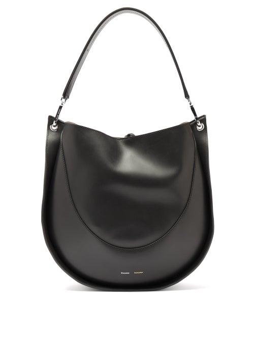 Matchesfashion.com Proenza Schouler - Hobo Large Leather Shoulder Bag - Womens - Black