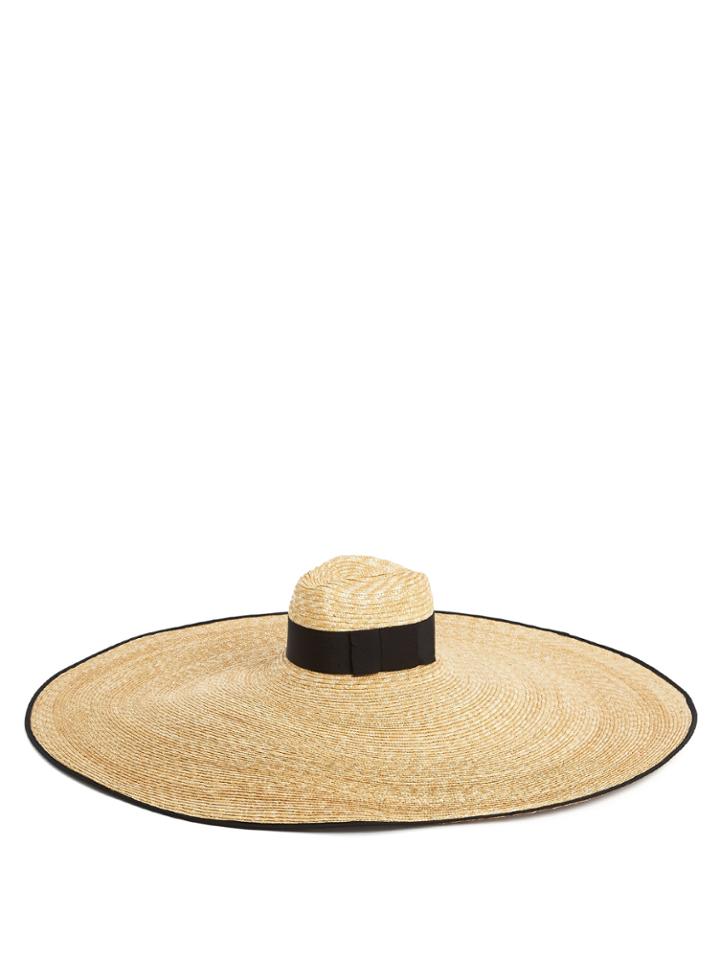 Gucci Oversized-brim Straw Hat