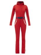 Matchesfashion.com Perfect Moment - Gt Side-stripe Soft-shell Ski Suit - Womens - Red