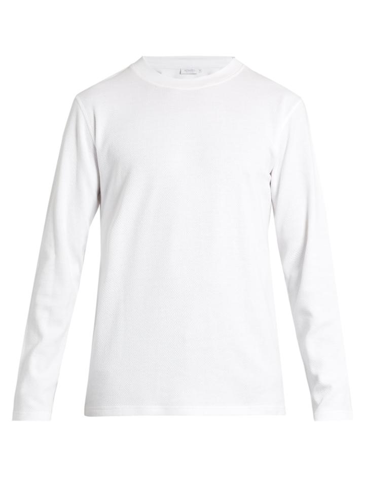 Sunspel Long-sleeved Cellulock Sweatshirt